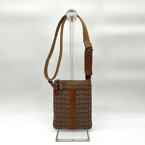 Coach Handbags - COACH Vintage Signature Micro C Swingback, Brown